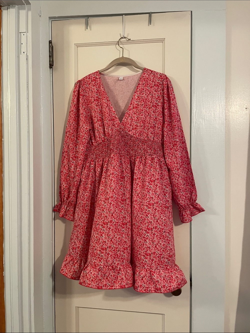 Women's Pink and Red Dress